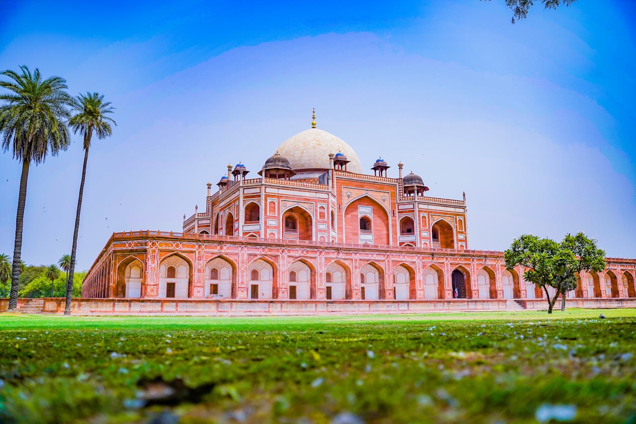 Humayun’s Tomb Under Blue Sky